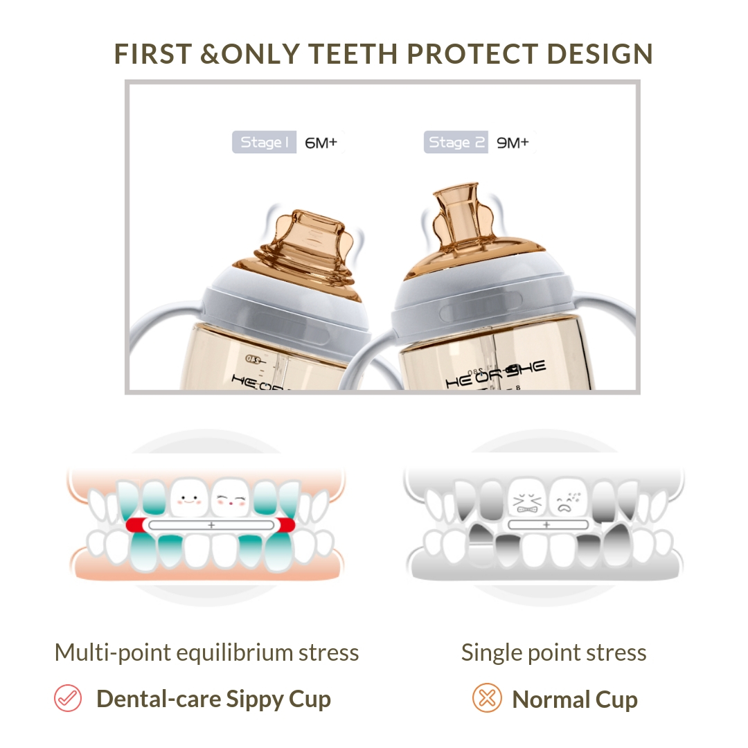 Heorshe Dental Care Sippy Cup 6oz / 180ml